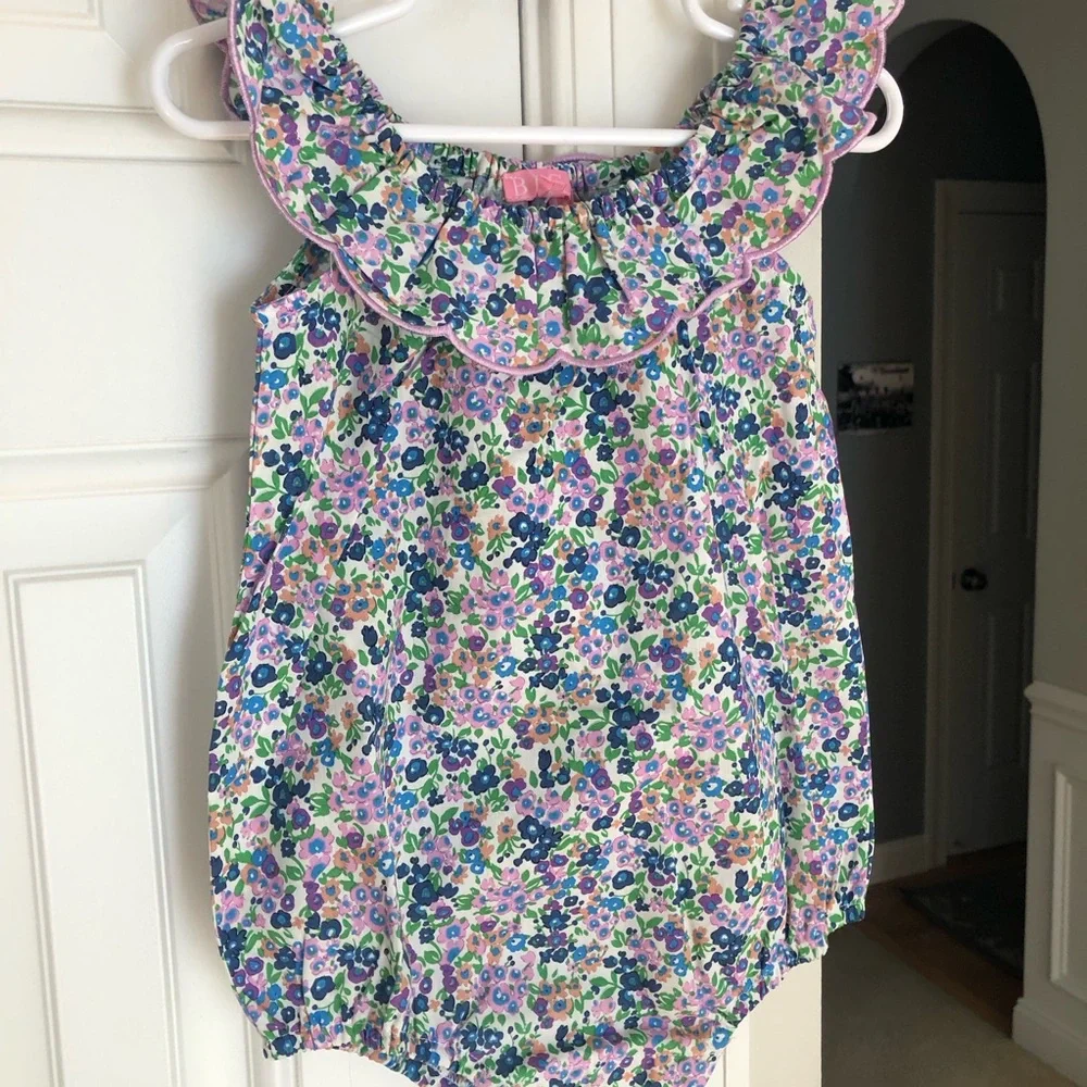 New w Tag: SET OF TWO . Bisby Bubble Romper and Mabel & Honey LS Boho Romper.